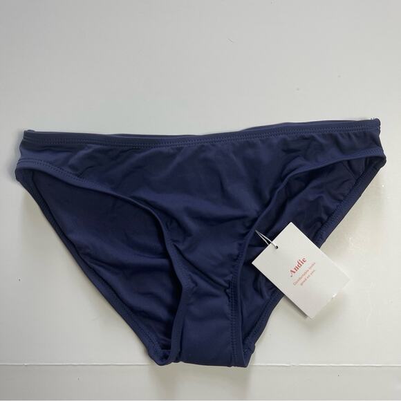 Andie Swim Bikini Bottom Navy XS The Bikini Bottom - Picture 2 of 12